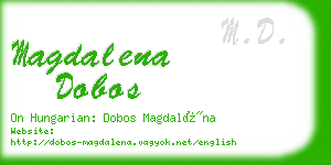 magdalena dobos business card